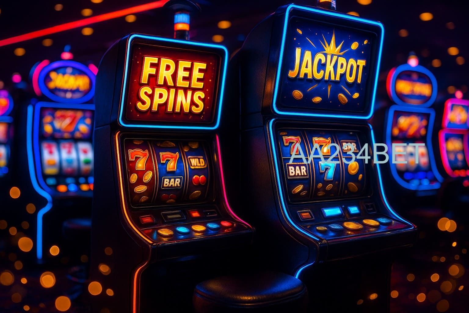 Diversos jogos de caça-níqueis